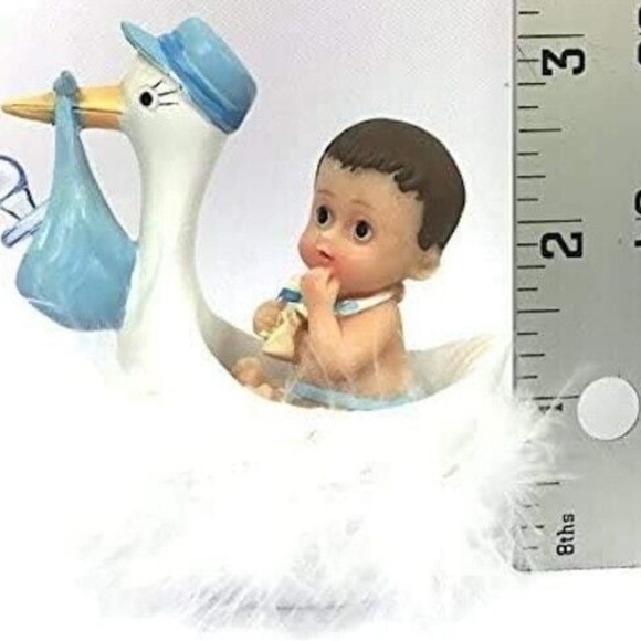 Gender Reveal Stork Boy & Girl Favor or Cake Topper Keepsakes - Picture 7 of 7